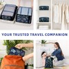 BAGAIL Packing Cubes for Suitcase 8 Set, Lightweight Luggage Packing