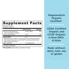 Ancient Nutrition Gut Health Supplement, Regenerative Organic Certified Leaky Gut Capsules, Formulated with Lion’s Mane, Fermented Licorice Root and Spearmint, Gluten Free, Paleo and Keto Friendly, 90