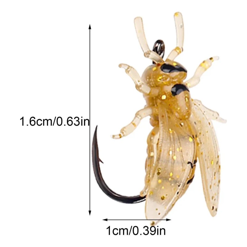 Señuelos De Pesca Con Mosca Para Lubina, Cebo Artificial