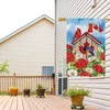 Louise Maelys Canada Day Garden Flag 28x40 Double Sided, Burlap
