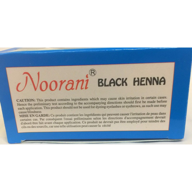 Noorani Black Henna Henné Noir