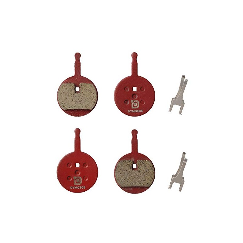 Dymoece 2 Sets Organic Resin Bicycle Disc Brake Pads for
