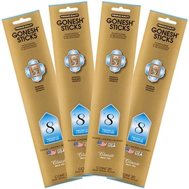 Gonesh Collection #8 – 4 Packs-Classic Incense, 4 Piece