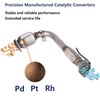 Liangchi High Flow Front Catalytic Converter Kit Direct-Fit Chevy &