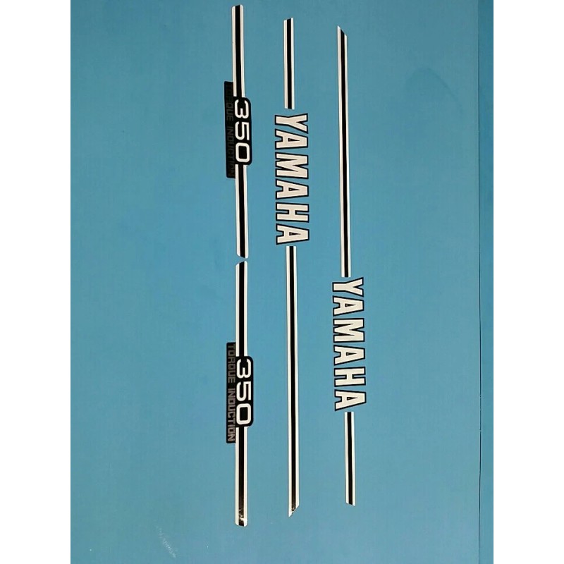 YAMAHA RD350 1974 FUEL TANK AND SIDE COVER DECAL GRAPHIC