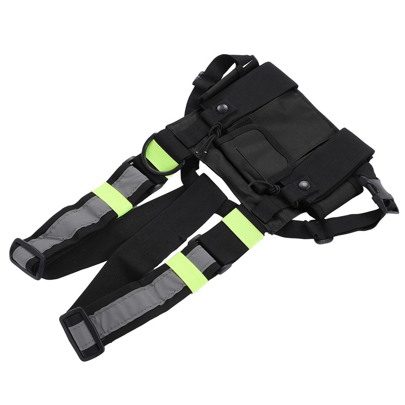 Multifunctional Nylon Waterproof Chest Bag Reflective Safety Tooling Vest for