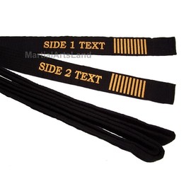 Black Belt Karate, Martial Arts Belt, Taekwondo, Judo, BJJ - Customized Embroidery Black Belt Within 7 Working Days