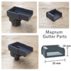Greenhouse Gutter Outlet & Blank End Kit fits 25 x