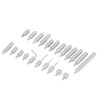 22Pcs Dial Indicator Points Carbide Probe Test End Tips with