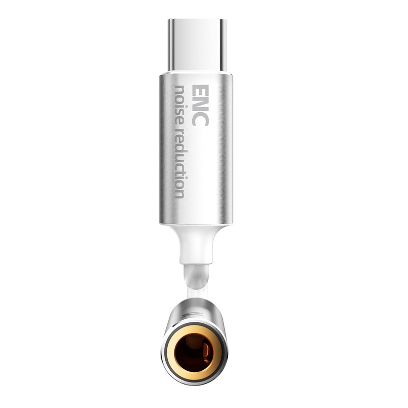 Call Noise Cancellation-USB C to 3.5mm Headphones Adapter,HIFI DAC Audio