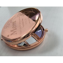 Dealoco Mom, Mom Gifts, for Mom, from Daughter,Rose Gold Compact Makeup Mirror,Valentines Day Gifts for Mom,Birthday Gifts for Mom