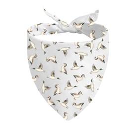 JXGZSO 1 Piece Mallard Flying Duck Dog Bandana Flying Ducks Dog Bandana (Flying Duck Dog)