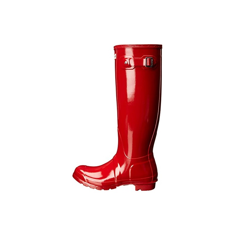 Hunter Women's Original Tall Gloss Snow Boot, Military Red, 9
