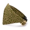 Popone Cat Collar with Bandana, Arabesque Uzumaki, Safety Buckle, Bell