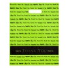 12x15 Lime Green Thank You Die Cut Handle Plastic Bags