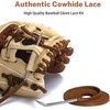 Aeesio Softball Baseball Glove Lace, Mitt Lace Repair Kit Includes