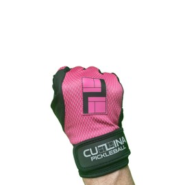 CUZINA Ultra Light - Pickleball Racketball Glove (Power Pink/Black, X-Large, Right)