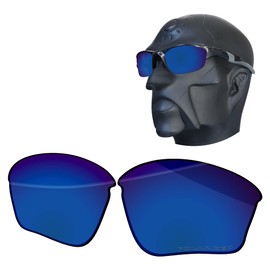 Ensky HardyShield Replacement Lenses for Oakley Half Jacket 2.0 XL OO9154 Sunglasses - Retro Blue