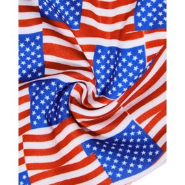 Century Star Cotton Baby Boys Girls Beanie Hat - Patriotic American Flag Design, Ideal for 4th of July - Infant Toddler Kids Knit Newborn Hats USA Style 1Pc American Flag 2-4T
