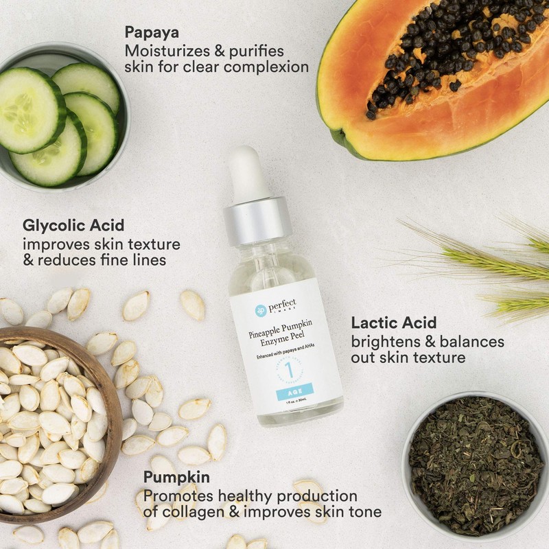 Pineapple Pumpkin Enzyme Skin Peel 1 oz - Enhanced with