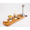 Egg Cracker Topper Cutter Set for Soft Boiled Eggs Stainless