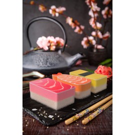 Genuine Fred WASHABI Sponges, Set of 3, Sushi Assortment