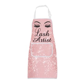 ENSIANTH Lash Artist Apron - Salon Beauty Apron for Lash Technician Boss Gifts