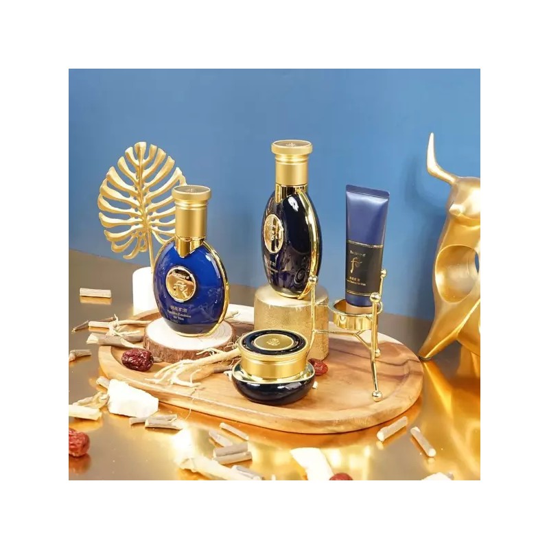Gungjungbibang 부드럽게 윤기있게 궁중비방 남성 스킨1+로션1+크림1 Soft and Glossy Royal