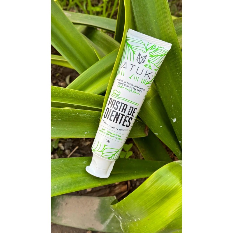 3 Pack Pasta Dental Atuk Sin Flúor Con Aceite De