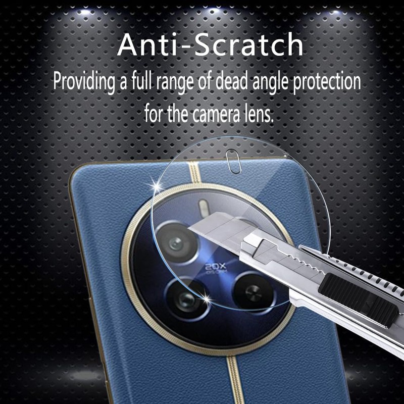 Yiunssy Pack of 3 Camera Protection for Realme 12 Pro/Realme