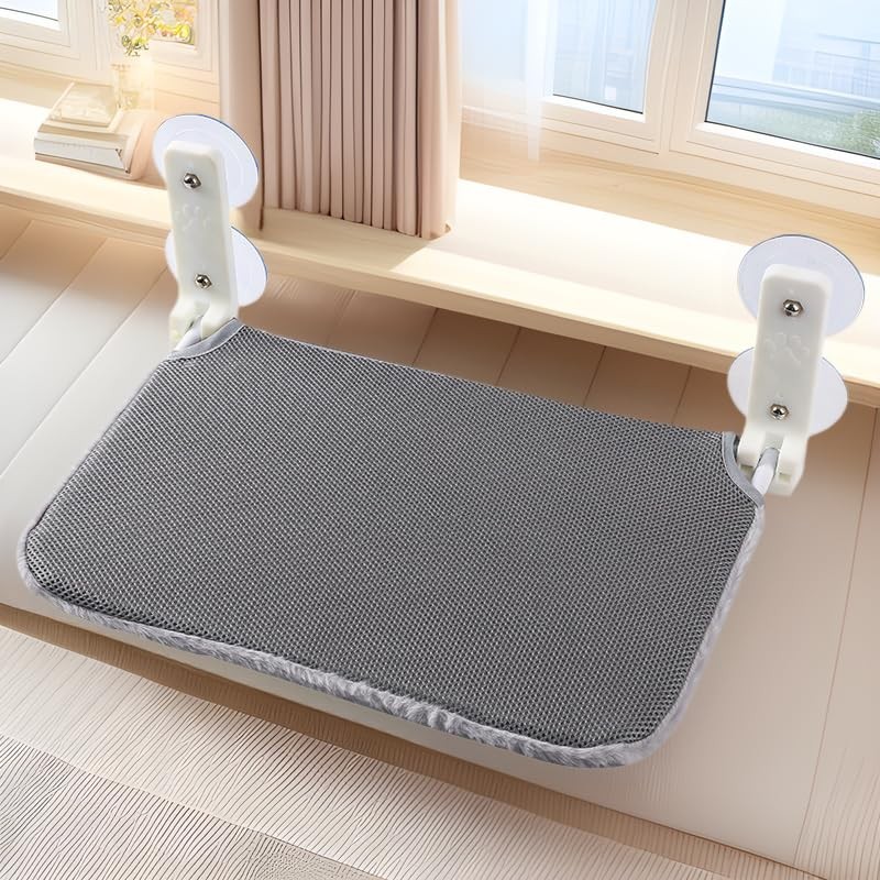 Baoyemes Foldable Cat Window Hammock with Dual Heavy-Duty Suction Cups