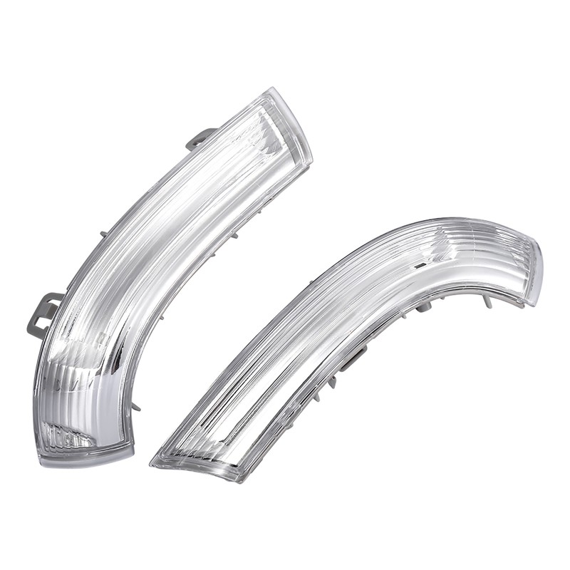 Pair of Wing Mirror Indicator Turn Signal Light Lens LED