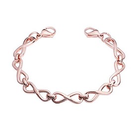 Medical Alert ID Rose Gold Stainless Forever Link Replacement Bracelet (6)