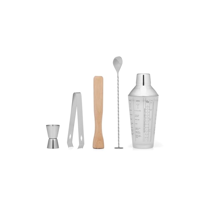Cambridge E9270GS1CBBM 5-Piece Mixology Shaker Tool Set