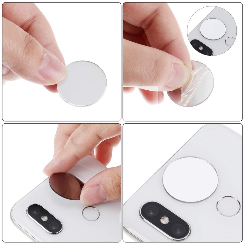Mini Size Acrylic Round Mirror Adhesive Small Round Mirror Circles