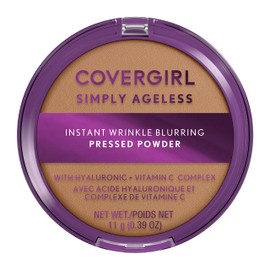 COVERGIRL - Polvo prensado con arrugas instantáneas sin edad, miel suave, 255, 11 gramos