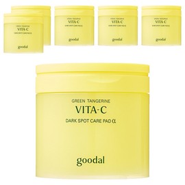 Goodal Green Tangerine Vita C Blemish Care Pad Alpha 160ml, 70 pads, 6 packs / 구달 청귤 비타C 잡티 케어 패드 알파 160ml, 70매입, 6개