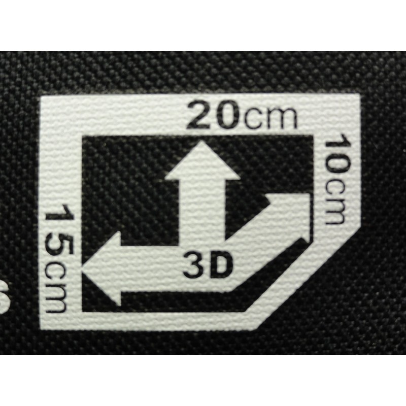 SK11 SSB-2015H 3D Small Bag, Black