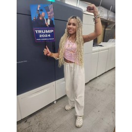 trump 2024 yard signs plastic 10 signs 10 stakes