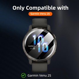 Vauki Pack of 4 Screen Protectors for Garmin Venu 2S, Anti-Dust, Soft TPU Screen Protector, Bubble-Free, Easy Installation, Transparent, Scratch-Resistant Screen Protector