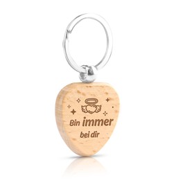 Nurplexl Wooden Keyring Gift for Mum, Gift For Dad, Gift For Sister, Gift For Colleagues, inspirational