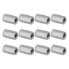 PATIKIL M5 x 0.8-Pitch 304 Stainless Steel Hex Coupling Nuts,