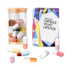 Juego De 16 Minilápices Labiales En Cápsula, Resistentes Al Agua Y De Larga Duración, Con Un Bonito Juego De Cápsulas De Terciopelo Mate, Para Mujer. 