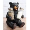 Black Bear Bearly Seasoned Salt & Pepper Shakers Kitchen Decoration