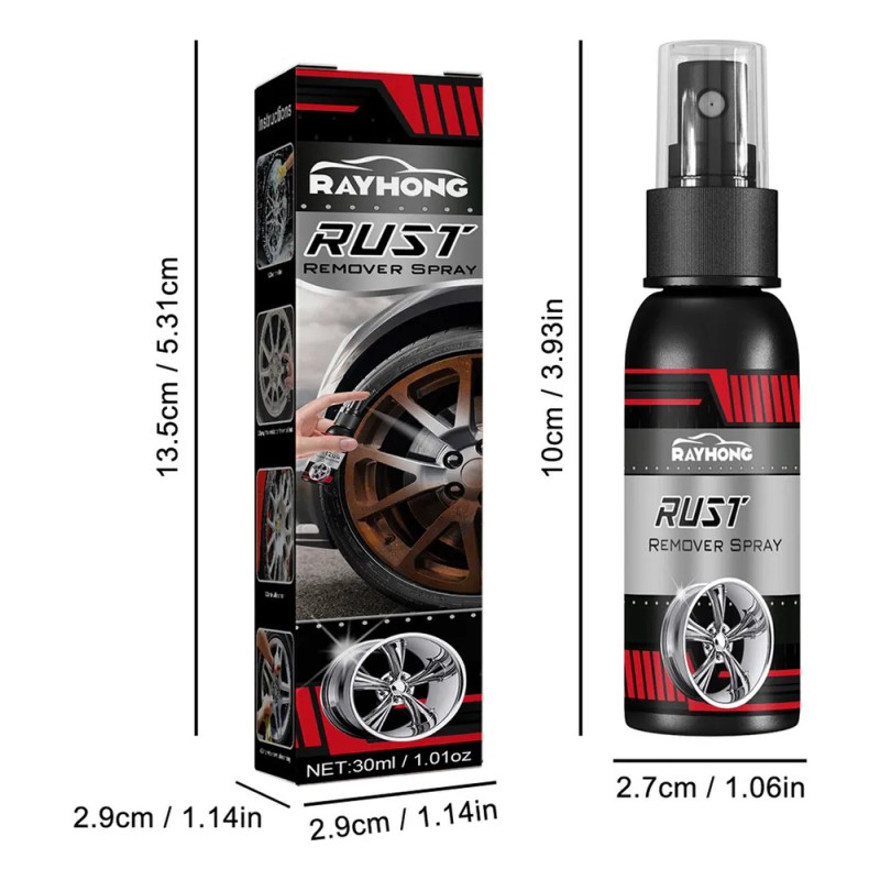 El Potente Eliminador De Óxido Z Instant Rust Removal !