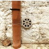 Matera Stone Round Air Vent Grille for 100mm Diameter Pipe