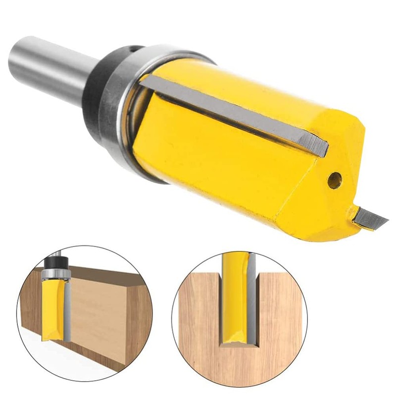 Bestgle 4pcs 8mm Shank Flush Trim Pattern Template Router Bit