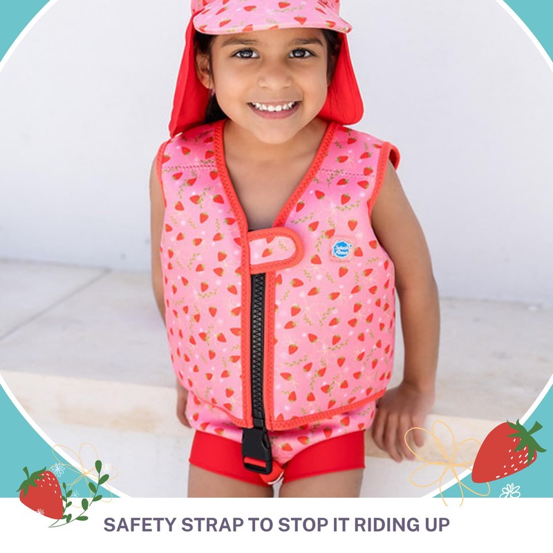 Splash About Go Splash Swim Vest, Strawberry Field, 4-6 Years