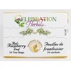 Celebration HERBALS Red Raspberry Leaf Tea Organic 24 Bag, 0.02