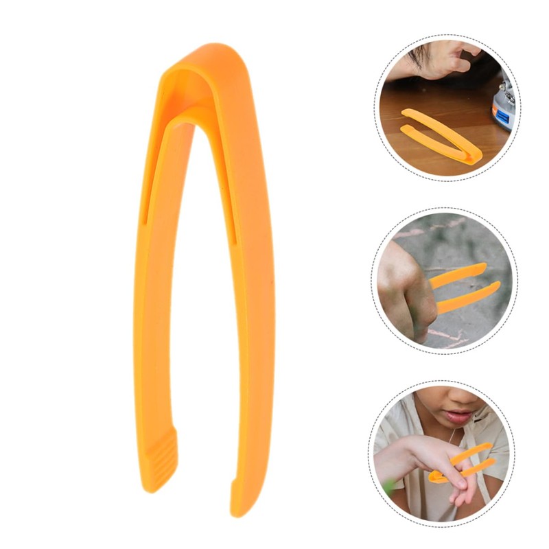 WOONEKY 10pcs Boy Girl Plastic Tweezers Fine Motor Skill Development